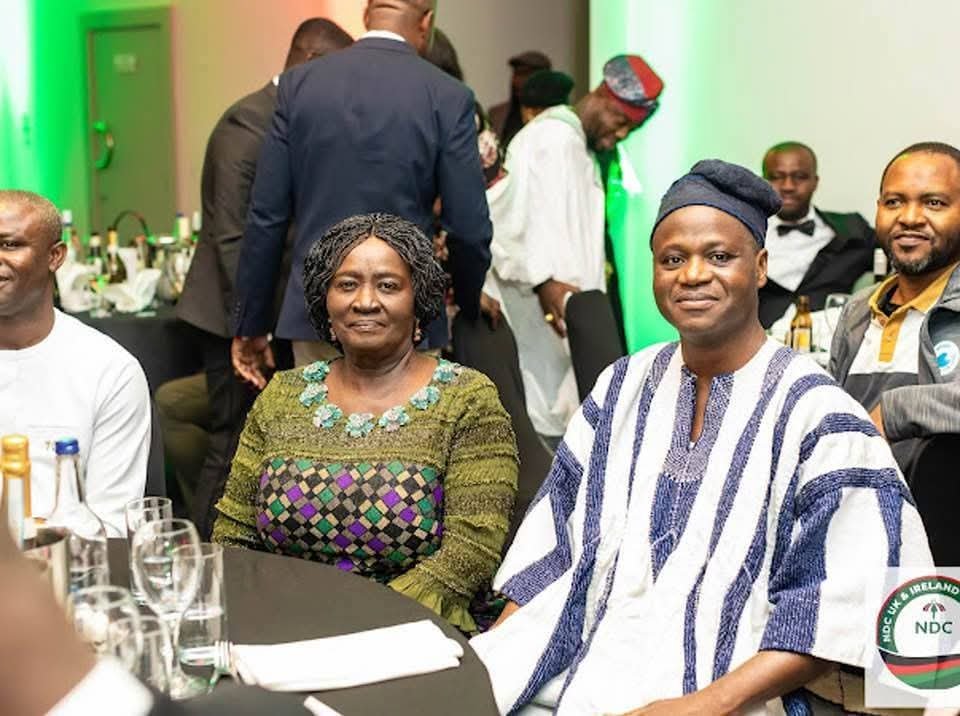 Alhaji Alhassan Mbalba with President John Mahama, Vice President Jane Naana Opoku-Agyemang, and Chairman Johnson Asiedu Nketiah